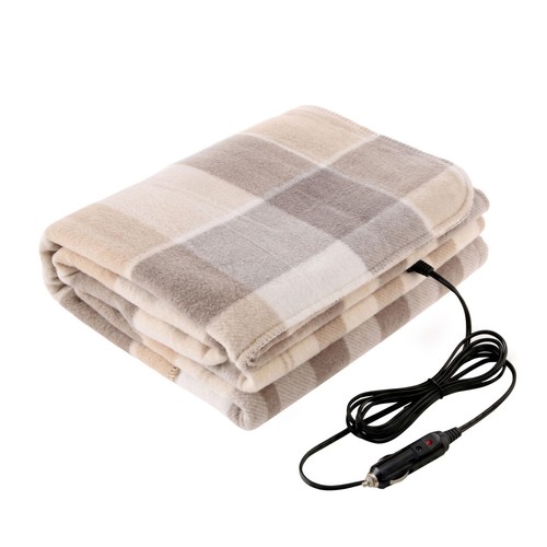 Heated car blanket 12v - heated,